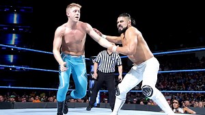 Andrade "Cien" Almas keeps his winning streak going strong on WWE SmackDown Live... | WWE SmackDown Show