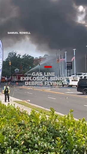Three firefighters were injured Tuesday following an explosion caused by a ruptured gas line in Wilmington, North Carolina, fire officials told CNN. | CNN