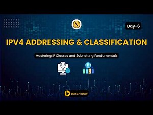 IPv4 Addressing & Classification | Mastering IP Classes | Subnetting Foundations | CCNA Course