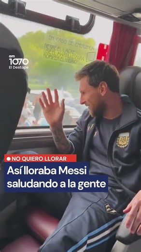 NO PODEMOS PARAR DE LLORAR: Así se emocionaba Messi antes de su despedida