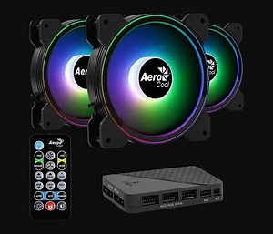Overclockers.ru: Обзор комплекта корпусных вентиляторов AeroCool Saturn 12F ARGB Pro
