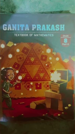 ganita Prakash maths ncrt class 8 part 1 and two both