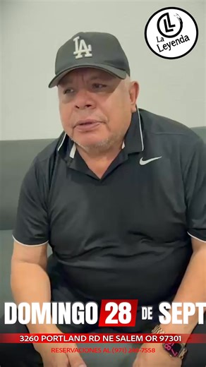 🚨El Compa Sacra en vivo 📆Domingo 28 de Septiembre 📍La Leyenda 3260 PORTLAND RD NE SALEM OR 97301 | El Compa Sacra Chingon Sacramento Ramirez