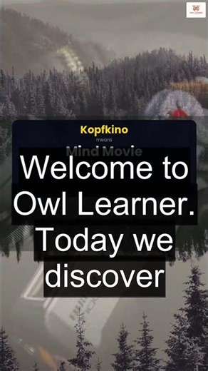 Kopfkino - The German Word for Daydreaming | Learn German #Shorts