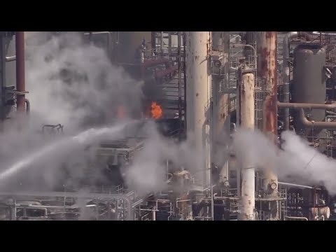 Fire at Marathon Galveston Bay refinery unit in Texas City