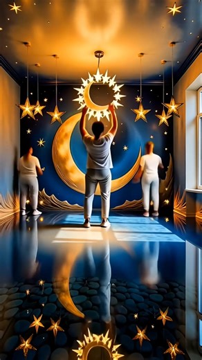 ✨ Magical Honeycomb Kids Room Transformation 🛏💛 #renovation