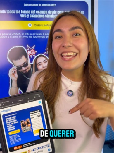 Aprende todos los temas del examen EXANI-II de la Universidad Veracruzana 🎓 con clases en vivo, simulacros con el mismo nivel de dificultad que tu examen y un plan de estudios diseñado para enseñarte paso a paso. 🚀📚 ¡SUPERANTICÍPATE! para el examen de 2027. 🎯 Al inscribirte, tienes acceso desde hoy y hasta que presentes tu examen en 2027. Las clases del siguiente grupo inician en agosto. 👉 No tienes que esperar para comenzar a aprender: Al inscribirte obtienes acceso a todos los contenidos 