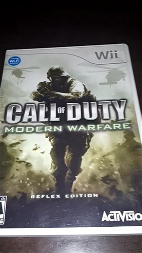juego que debes tener en tu biblioteca call duty modern warfare para Nintendo wii