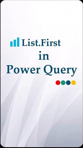 Power Query Hack: Get the First Item in Seconds