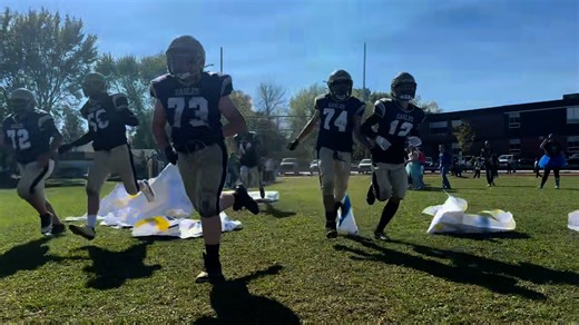 The crowd was pro Eagle right from the start. The team didn’t disappoint and won their first home game 35-21 against the Churchill Bulldogs. Go Eagles Go💙🦅💛 | Dryden High School