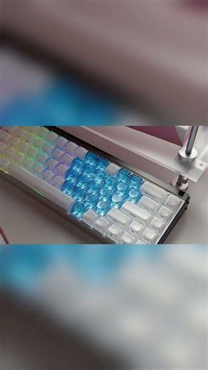 💎 XVX Optic Heart Series | 21-Key OEM Profile Keycaps