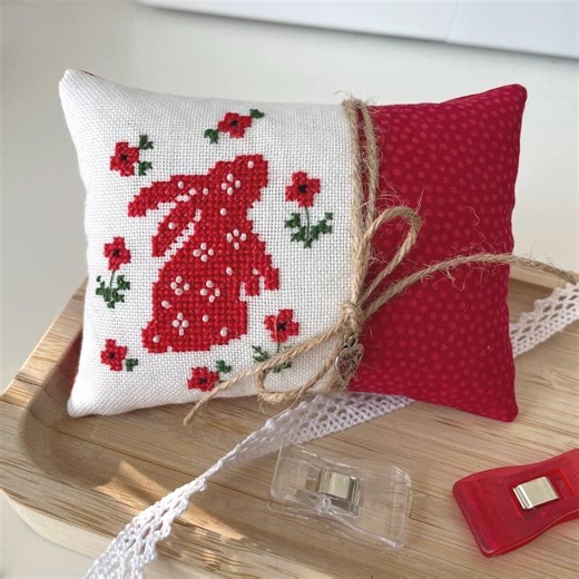 Poppy Bunny Cross Stitch Pattern (PDF) - Etsy