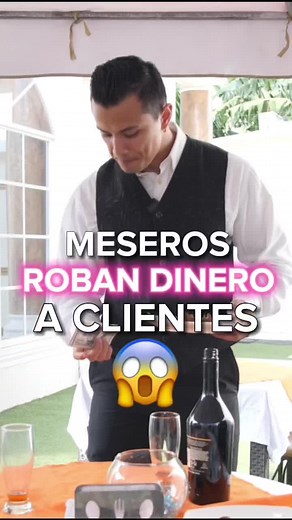 MESEROS ROBAN DINERO A CLIENTES (UNA PRUEBA QUE LES PUSO SU JEFE) #fyp #historias #robo #restaurant