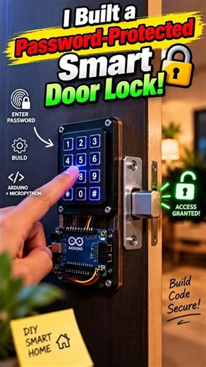 What happens when you enter the wrong password? ⚠️ #diy #arduino #security