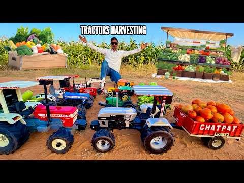 RC Monster Tractors Carrying Vegetables to Market Swamp Muddy Terrain – Chatpat toy tv