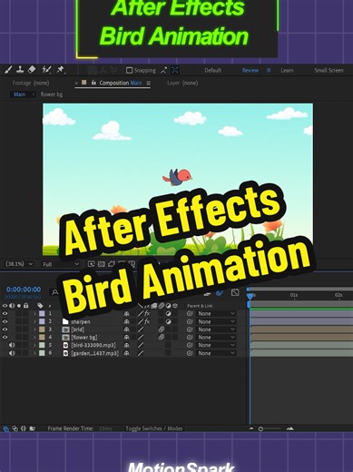 Hand Drawn Bird Animation Tutorial in After Effects