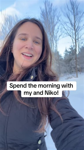 Enjoying a Cozy Winter Morning with Niko