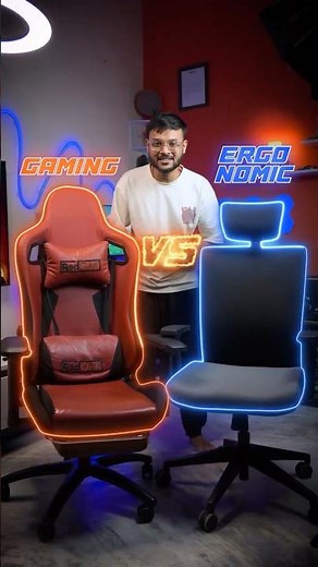 Gaming vs Ergonomic Chair #chaircomparison #ergonomicchair #gamingchair