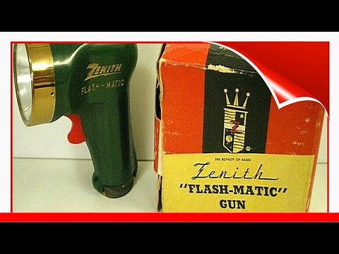 Zenith Flash-Matic, The First Wireless Remote Control For Tv !