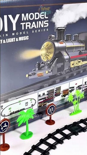 DIY Model Electric Train Set with Smoke lights and Sound