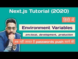 Environment Variables | Server and Browser Variable | Next JS Tutorial #7 for Beginners