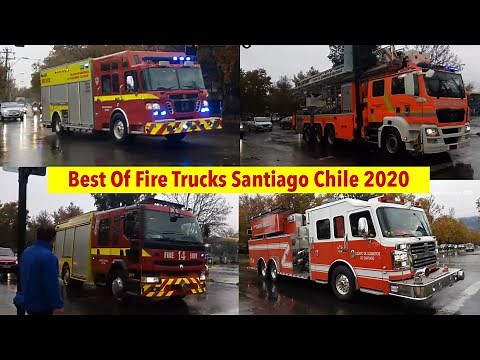 BEST OF RARE FIRE TRUCKS RESPONDING COMPILATION [Q SIREN and MARTIN HORNS] (CHILEAN FIRETRUCKS 2020)