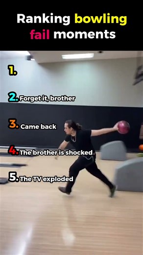 Ranking bowling fail moments #bowling #ranking #fail