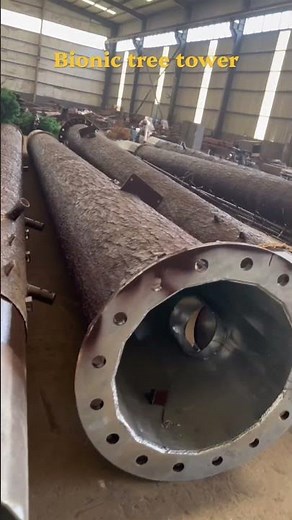 What does the completed bionic tree tower look like before it is shipped?|Factory Real Shot