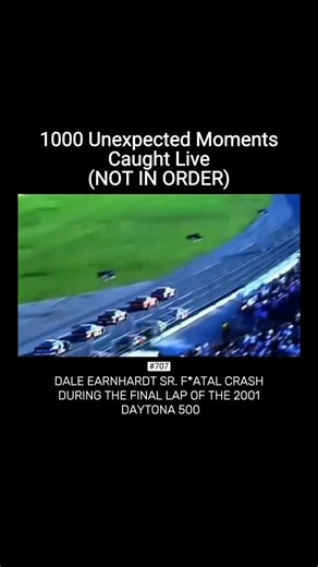 CAUGHT ON LIVE on Instagram: "On February 18, 2001, cameras captured the final seconds of NASCAR legend Dale Earnhardt’s career. Protecting his teammates on the last lap of the Daytona 500, he battled for position at nearly 200 mph. Coming out of Turn 4, contact from behind sent his No. 3 car into the wall at full speed. The impact looked minor to many watching live — but the forces were fatal. Moments later, the sport lost its greatest hero."