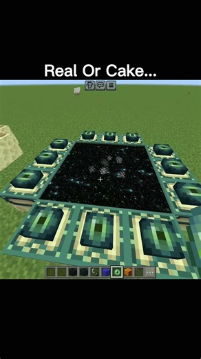 Real or Cake... #minecraft