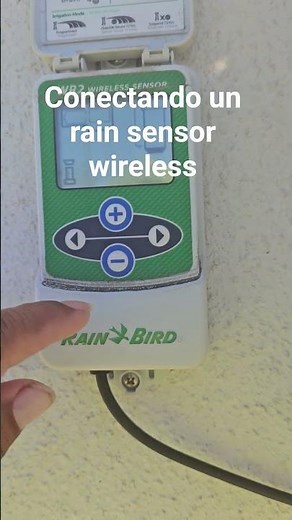 como conectar un wireless rain sensor