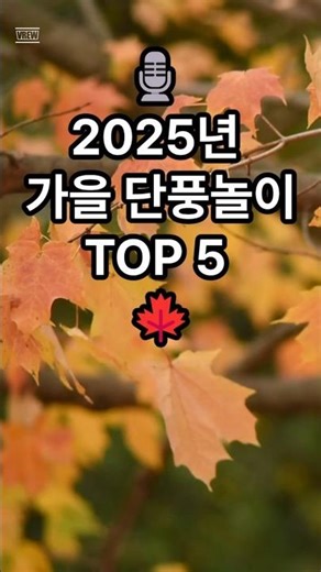 🍁 “한국 가을 단풍 명소 TOP 5 🍂 올해 절대 놓치면 후회해요!” #가을단풍 #가을여행 #단풍명소 #한국여행 #국내여행 #2025가을 #시니어여행