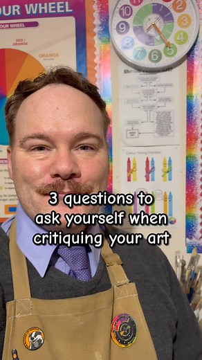 8.1K views · 291 reactions | 3 questions to ask yourself when critiquing your art AND still being positive! | The Artery Art Shop and Classes | Facebook