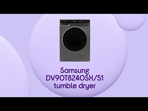 Samsung DV90T8240SX/S1 Tumble Dryer - Graphite | Product Overview | Currys PC World