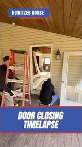 Closing In the Porch Door | Renovation Timelapse
