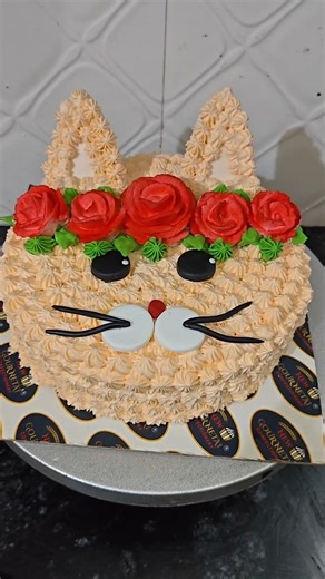 cat cake design 😺 #cake #trending#short#ytshorts #cakelovers