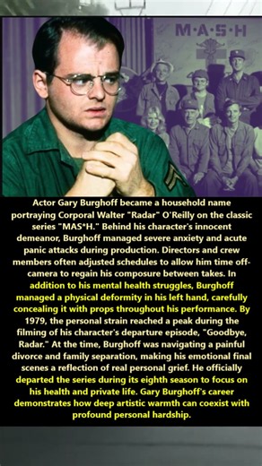 Beyond the 4077th: The True Personal Struggles of Gary Burghoff
