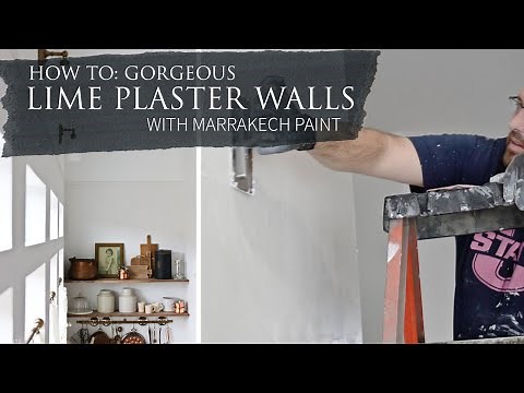 HOW TO: Gorgeous Textured Walls with Lime Plaster Paint