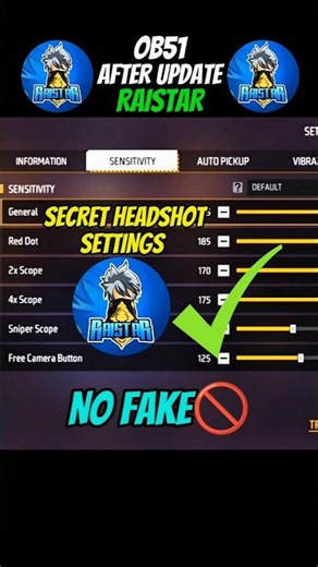 🎯 Best Only Headshot Sensitivity – Become a One Tap Legend in Free Fire! 😱 ⚡ Sensitivity Settings