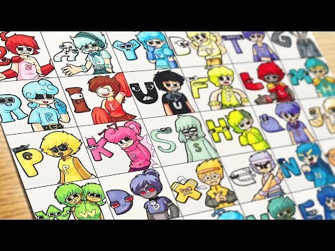 [Drawing]Alphabet Lore but it's Reverse ALL Edition[Real Life] / Humanized Alphabet Lore