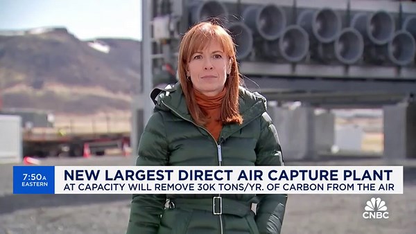 Removing CO2 from air: Inside the world's largest carbon removal plant