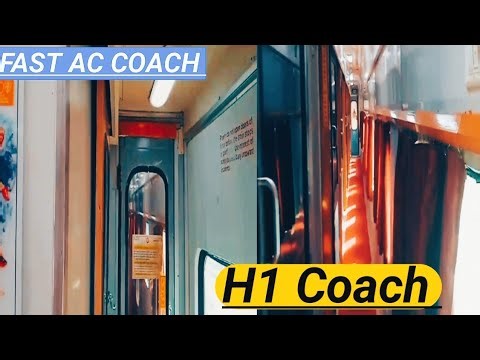 First AC Coach Haripriya Express 🚃 Train H1 Coach 🚊 first ac Coach Railway ||
