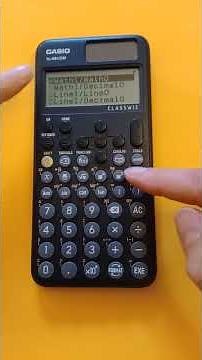 Choose Fractions or Decimals as Your Default Output to Maths Calculations on the Casio fx-991CW