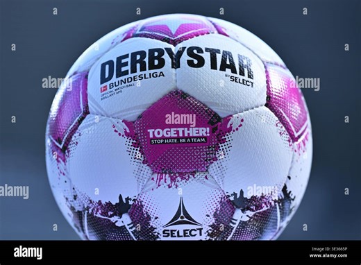 Paderborn, Germany. 21st Mar, 2026. Soccer, Men: Bundesliga 2, SC Paderborn 07 - Dynamo Dresden, Matchday 27, Home Deluxe Arena: The match ball is on the pitch. Credit: Swen Pförtner/dpa - IMPORTANT NOTE: In accordance with the regulations of the DFL German Football League and the DFB German Football Association, it is prohibited to utilize or have utilized photographs taken in the stadium and/or of the match in the form of sequential images and/or video-like photo series./dpa/Alamy Live News St