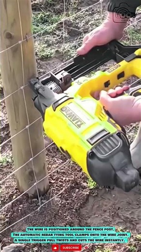 Automatic Rebar Tying Tool: Fast Wire Fixing for Fence Installation #innovationtools
