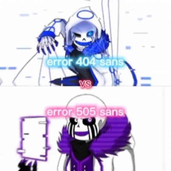 error 404 sans vs error 505 sans #xuhuong #typ #crack #trending #xhtiktok #sans #undertale #fansansellmaputri #vs