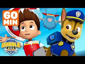 PAW Patrol Action-Packed Pup Tag Marathon! | 1 Hour | Rubble & Crew