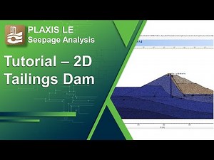 Tutorial: 2D Tailings dam - 2D/3D Seepage analysis with PLAXIS LE (9/11)