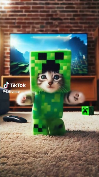 Cat and Pet Dance Compilation | Minecraft Creeper Dance