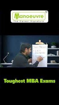 Toughest MBA Exams in India 😱 Can You Crack Them?